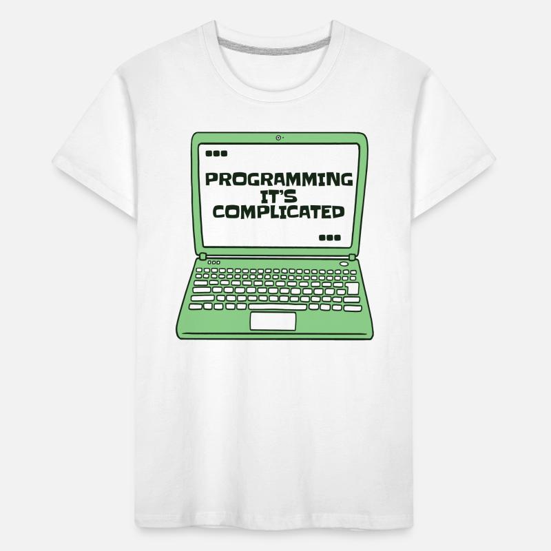 Programmer c’est compliqué Developer Coder T-shirt bio Premium Enfant