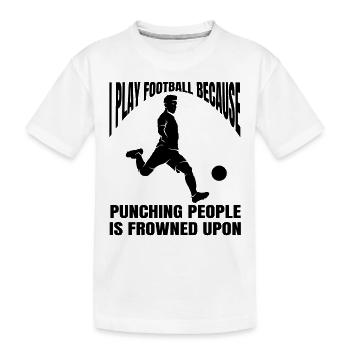 Soccer Design Soccer Player Soccer Team - T-shirt bio Premium Enfant - blanc - Devant