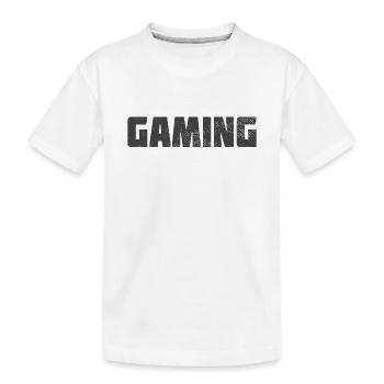 Jeu - T-shirt bio Premium Enfant - blanc - Devant