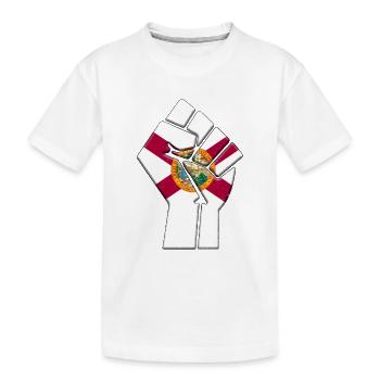 État de Floride Flag Pride Native Home Family - T-shirt bio Premium Enfant - blanc - Devant