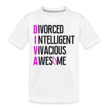 Happy Divorce Party divorcé - T-shirt bio Premium Enfant - blanc - Devant