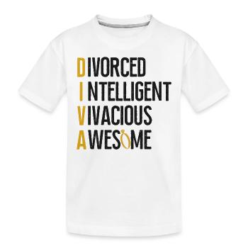 Happy Divorce Party divorcé - T-shirt bio Premium Enfant - blanc - Devant