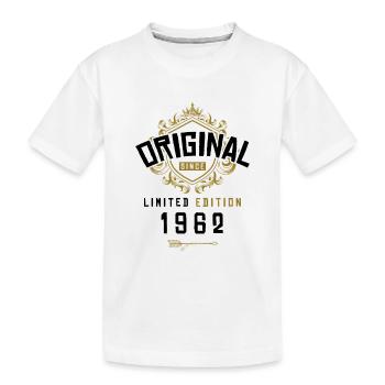 1962 limited edition birthday - Kids' Premium Organic T-Shirt - white - Front
