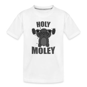 Monticule de terre animal de Holy Moley - T-shirt bio Premium Enfant - blanc - Devant