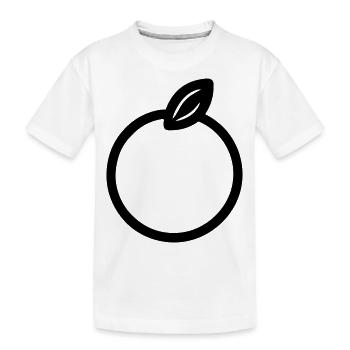 Lemon - Kids' Premium Organic T-Shirt - white - Front