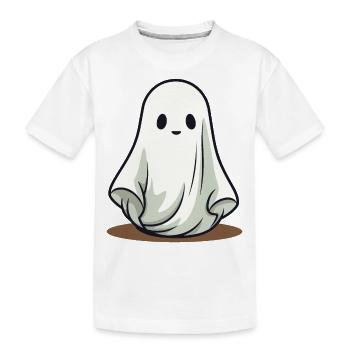 Boo Boo Halloween - Kinder Premium Bio T-Shirt - Weiß - Vorne