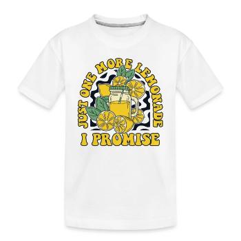 Juste une limonade de plus je promets Limonade - T-shirt bio Premium Enfant - blanc - Devant