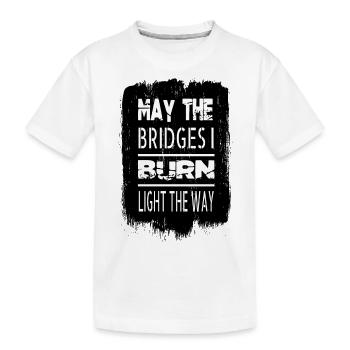 cadeau d’anniversaire droit à l’avortement fille - T-shirt bio Premium Enfant - blanc - Devant