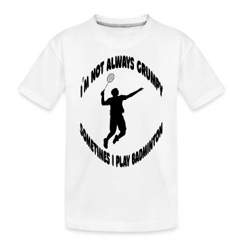 Badminton Badminton Badminton Fan Badminton Équipe - T-shirt bio Premium Enfant - blanc - Devant