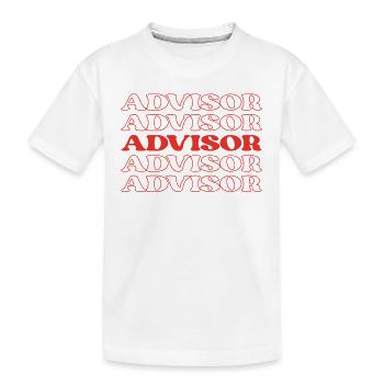 Conseiller formateur Appréciation des conseillers financiers - T-shirt bio Premium Enfant - blanc - Devant