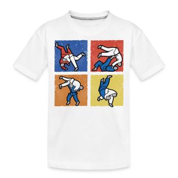 Jiu-Jitsu Brésilien - T-shirt bio Premium Enfant - blanc - Devant