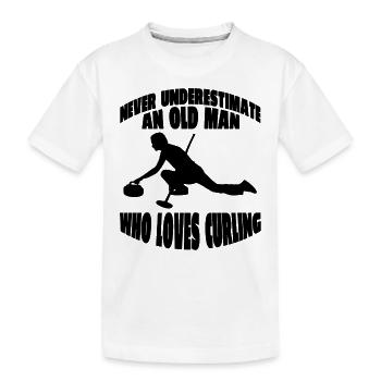 Curling Curling Team Curling Players Curling Club - Kids' Premium Organic T-Shirt - white - Front