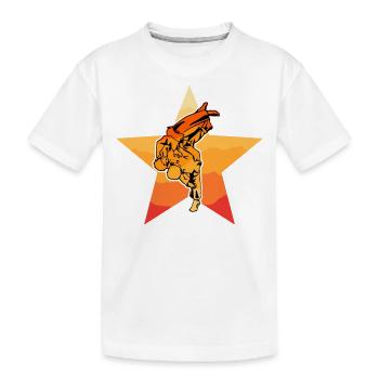Brazilian Jiu-Jitsu - Kinder Premium Bio T-Shirt - Weiß - Vorne