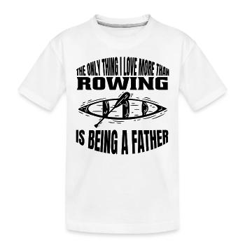 Aviron Aviron Équipe d’aviron Club d’aviron - T-shirt bio Premium Enfant - blanc - Devant