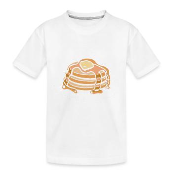 J’adore les crêpes - T-shirt bio Premium Enfant - blanc - Devant