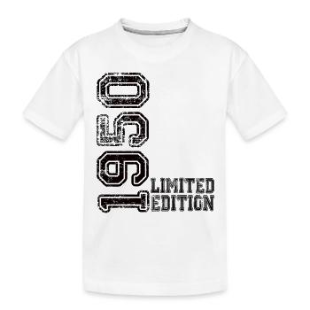 Limited Edition 1950 - Kids' Premium Organic T-Shirt - white - Front