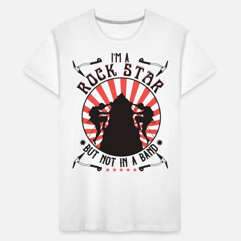 Ich bin ein , aber nicht in einer Band Kinder Premium Bio T-Shirt