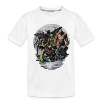 Groupe Cryptid - T-shirt bio Premium Enfant - blanc - Devant