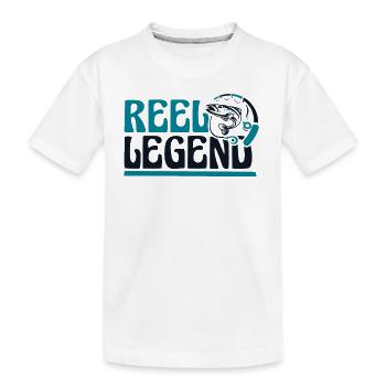 Moulinet Legend Fly Fisherman Spin Fisherman - T-shirt bio Premium Enfant - blanc - Devant