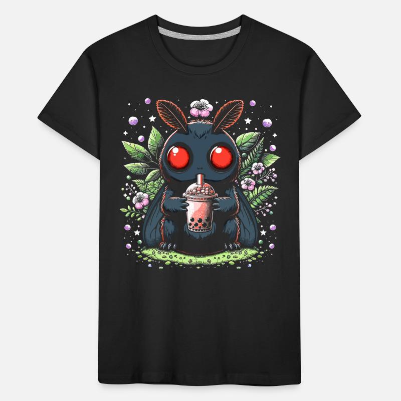 Mothman Bubble Tea Kinder Premium Bio T-Shirt