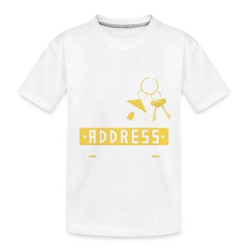 J’ai dit oui à l’adresse 2026 - T-shirt bio Premium Enfant - blanc - Devant