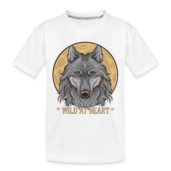 LOUPS-GAROUS - T-shirt bio Premium Enfant - blanc - Devant
