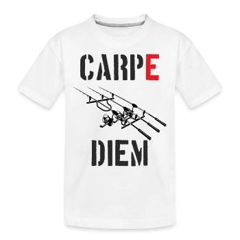 Low Carpe Diem Carphunters Carp Carp Angler - T-shirt bio Premium Enfant - blanc - Devant