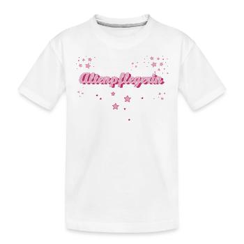 Altenpfleger Abschluss-Geschenk Altenpflegerin - Kinder Premium Bio T-Shirt - Weiß - Vorne