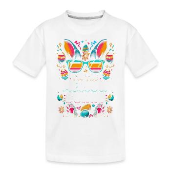 Je suis le lapin moelleux - T-shirt bio Premium Enfant - blanc - Devant
