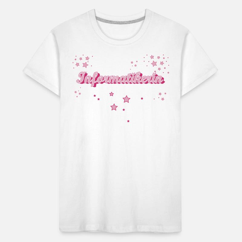Programmierer Abschluss-Geschenk Informatikerin Kinder Premium Bio T-Shirt