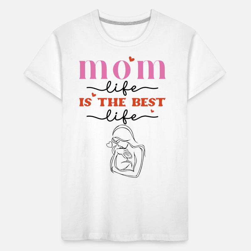 Feier des Mutterlebens - Mutterschaft Affirmation Grap Kinder Premium Bio T-Shirt