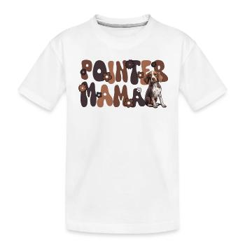 Pointeur Groovy Pointer Maman - T-shirt bio Premium Enfant - blanc - Devant