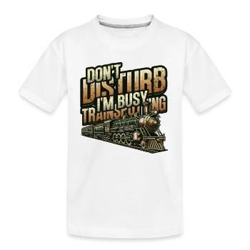 Trainspotting Train Lovers Trains - T-shirt bio Premium Enfant - blanc - Devant