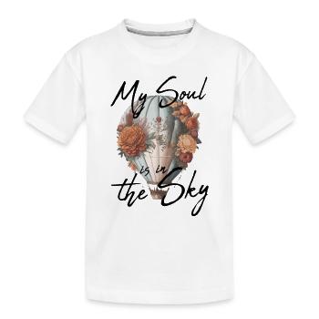 Ballon - T-shirt bio Premium Enfant - blanc - Devant