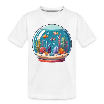 Aquarium - T-shirt bio Premium Enfant - blanc - Devant