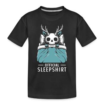 Official Sleepshirt Wendigo - Kinder Premium Bio T-Shirt - Schwarz - Vorne