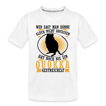 Quokka Quokka Marsupial de compagnie - T-shirt bio Premium Enfant - blanc - Devant