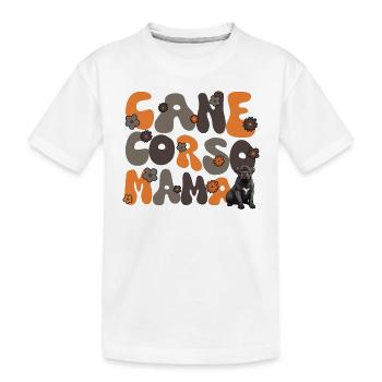 Cane Corso Groovy Cane Corso Mama - T-shirt bio Premium Enfant - blanc - Devant