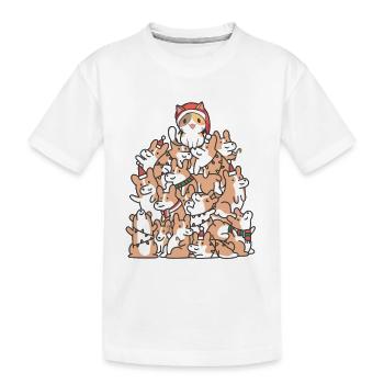 Cat Dogs Christmas Christmas Pets Kids - Kids' Premium Organic T-Shirt - white - Front