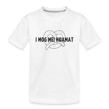 Dicton de la patrie de Bavière - T-shirt bio Premium Enfant - blanc - Devant