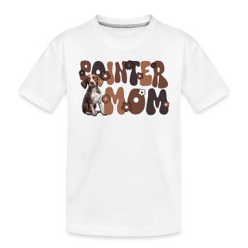 Pointeur Groovy Pointer Maman - T-shirt bio Premium Enfant - blanc - Devant