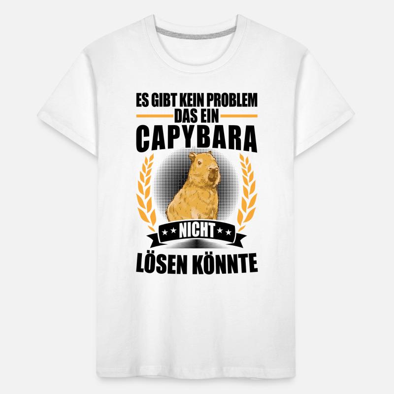 Capybara solves problems South America capybara Kids' Premium Organic T-Shirt