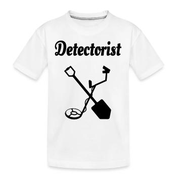Détecteur de métaux - T-shirt bio Premium Enfant - blanc - Devant