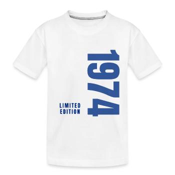 50th Birthday - Kids' Premium Organic T-Shirt - white - Front