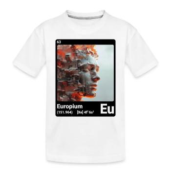 AI am Europium (bk) - T-shirt bio Premium Enfant - blanc - Devant
