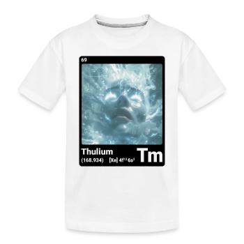 AI am Thulium (bk) - T-shirt bio Premium Enfant - blanc - Devant