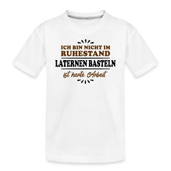 Lanternes de retraité de retraité - T-shirt bio Premium Enfant - blanc - Devant