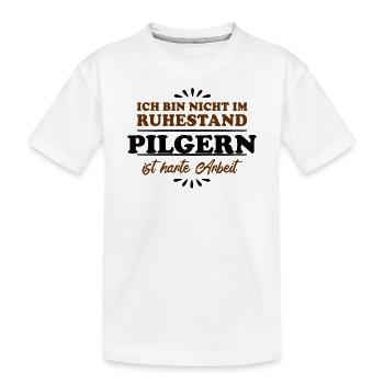 Pèlerinage des retraités - T-shirt bio Premium Enfant - blanc - Devant