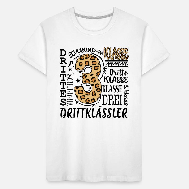 3.Klasse Kinder Premium Bio T-Shirt