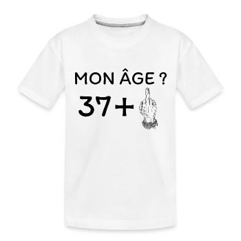 mon âge 38 - T-shirt bio Premium Enfant - blanc - Devant